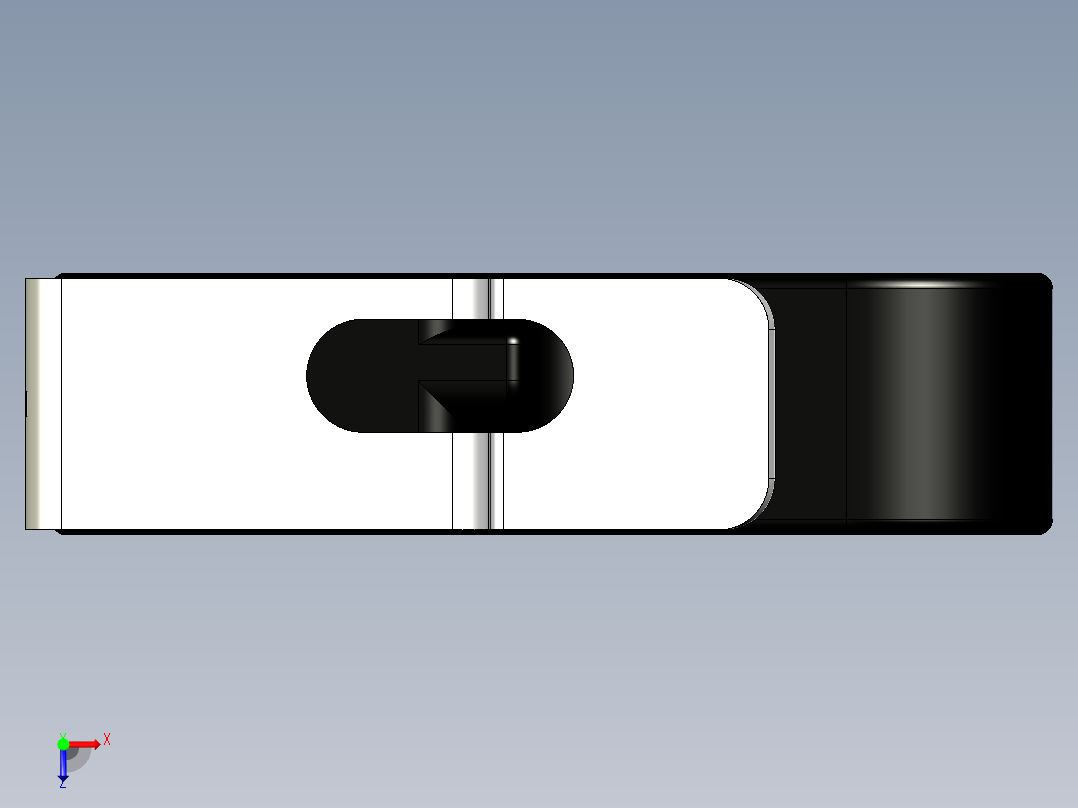 基恩士FU-E40_kc图纸模型俯视图