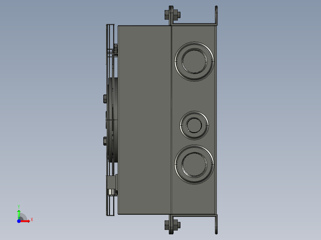 风冷式油冷却器29种系列前视图