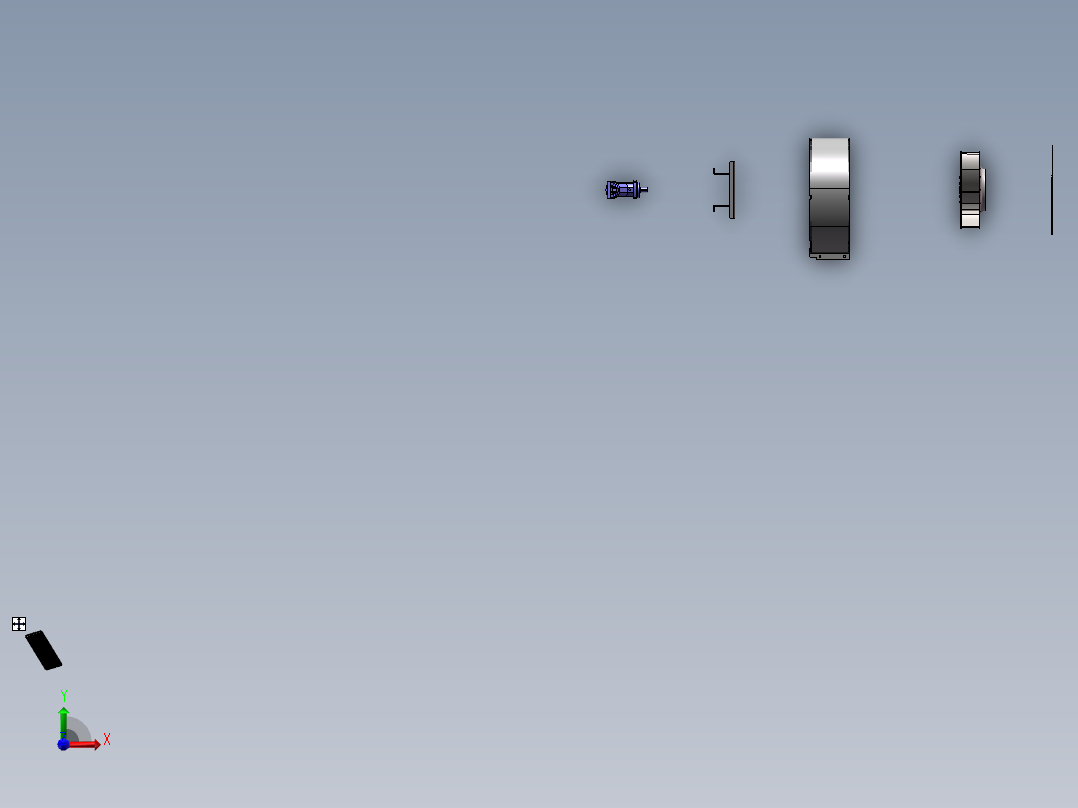 液压驱动风机叶轮组装前视图