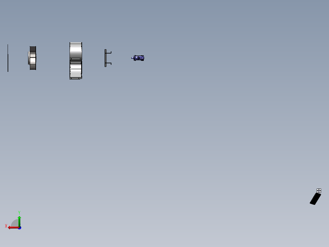 液压驱动风机叶轮组装后视图