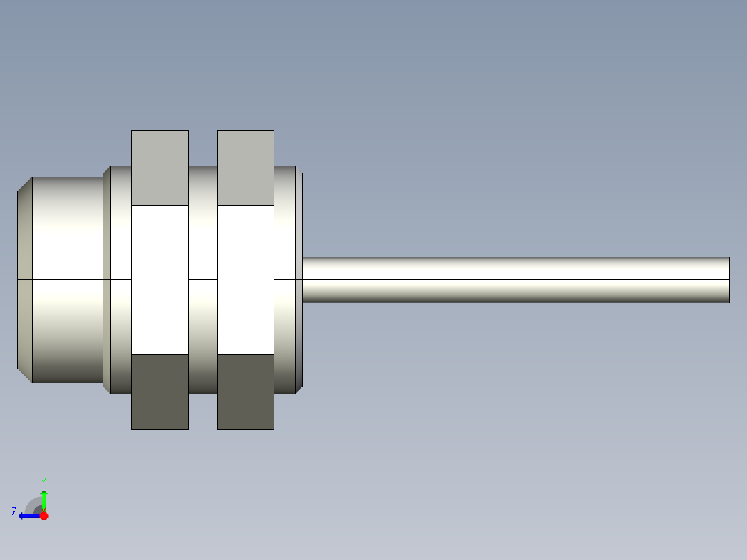 基恩士EX-416(V)_kc图纸模型右视图