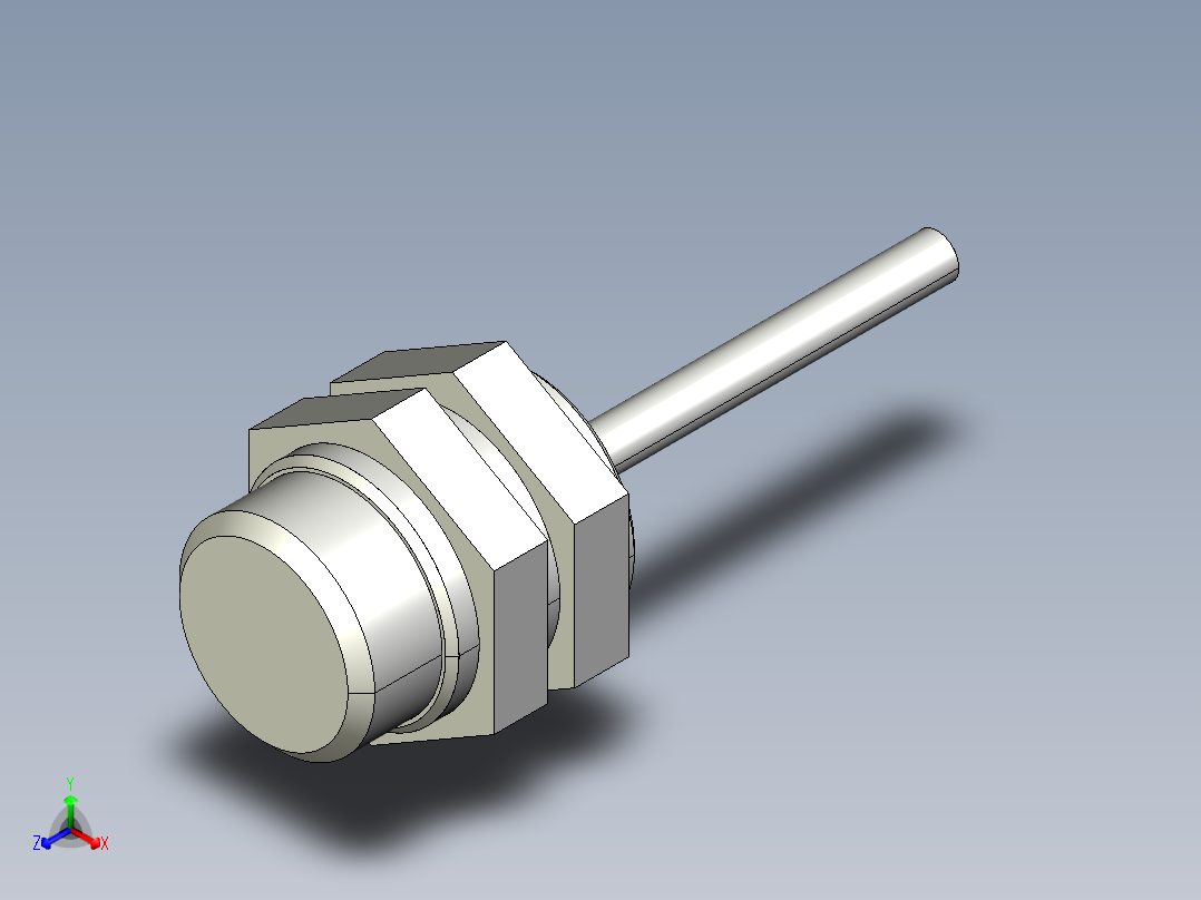 基恩士EX-416(V)_kc图纸模型正等轴测图
