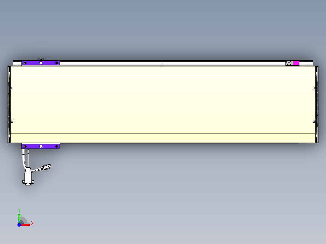 威洛博VL系列直线电机模组-VL22H1-S700前视图