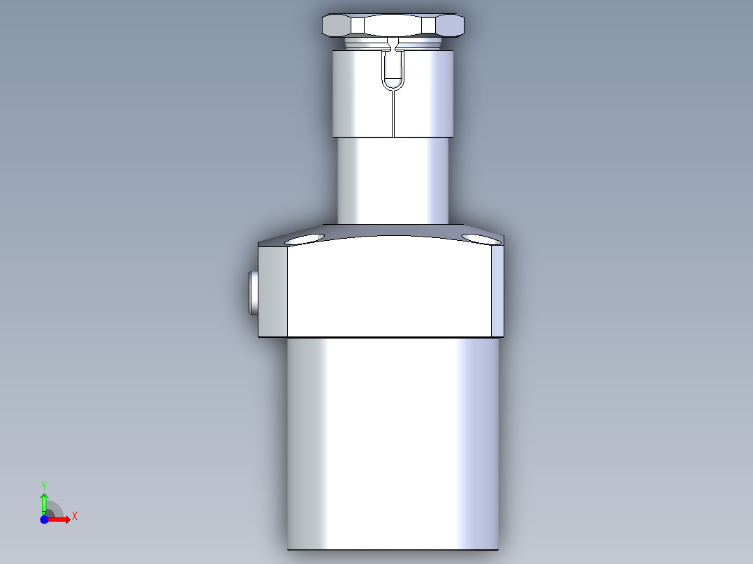 KOSMEKLHA1050-CR-Q25多系列多零件图纸模型前视图