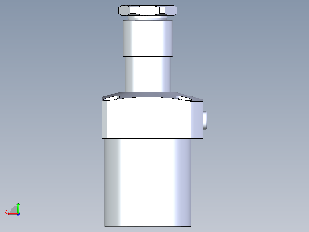 KOSMEKLHA1050-CR-Q25多系列多零件图纸模型后视图