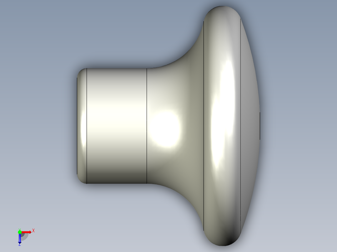 把手I.150-3D多系列多零件图纸模型俯视图