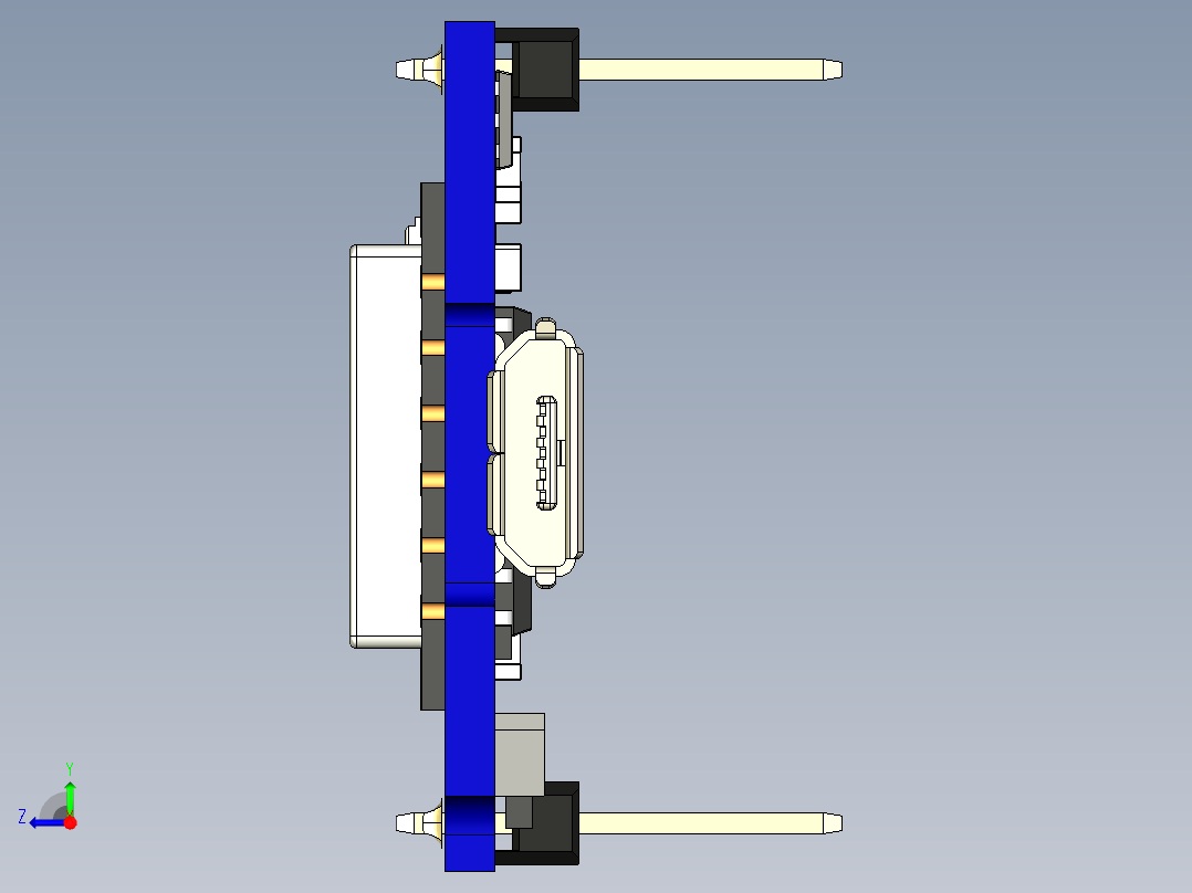 迷你运输台右视图
