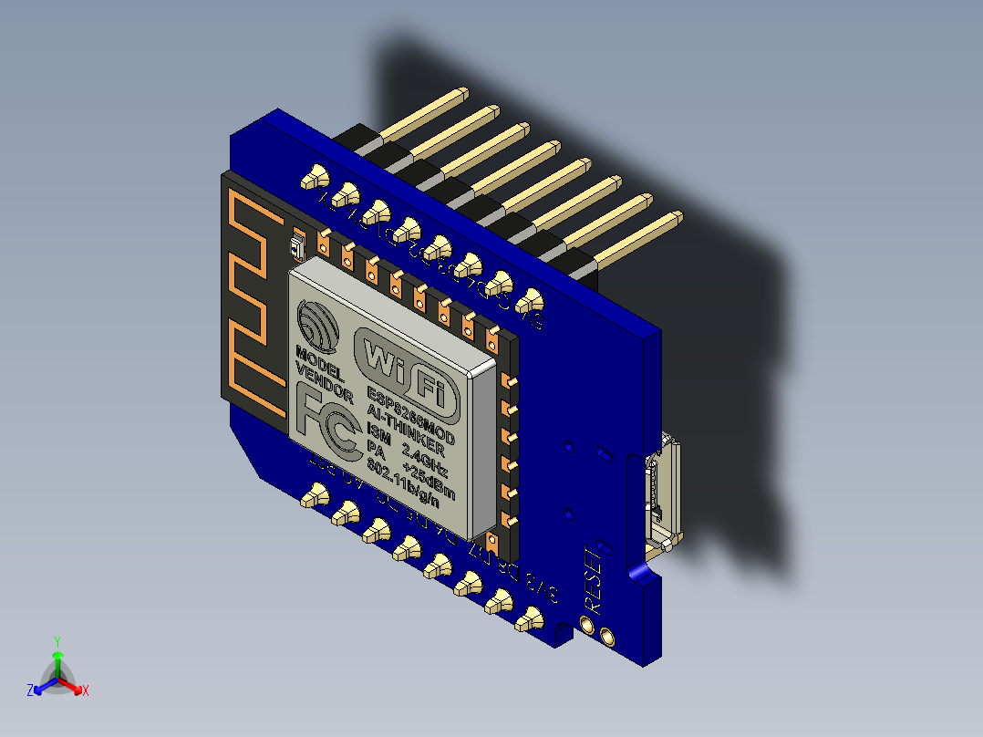 迷你运输台正等轴测图