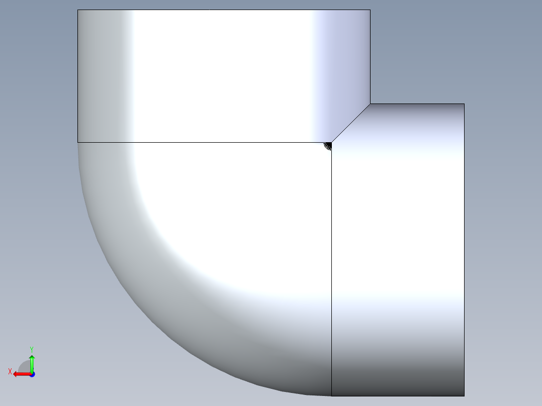 CPVC管件07-Sch80_90Elbow_FPTxFPT_9808-020_2in后视图