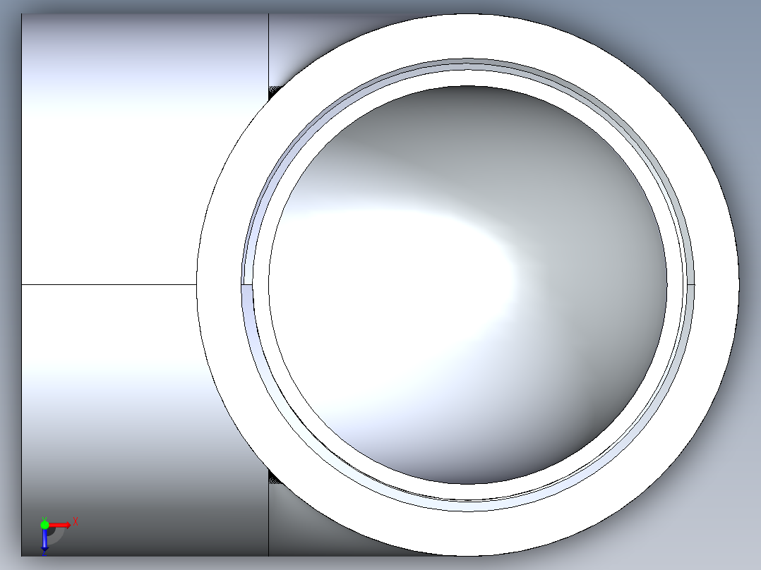 CPVC管件07-Sch80_90Elbow_FPTxFPT_9808-020_2in俯视图