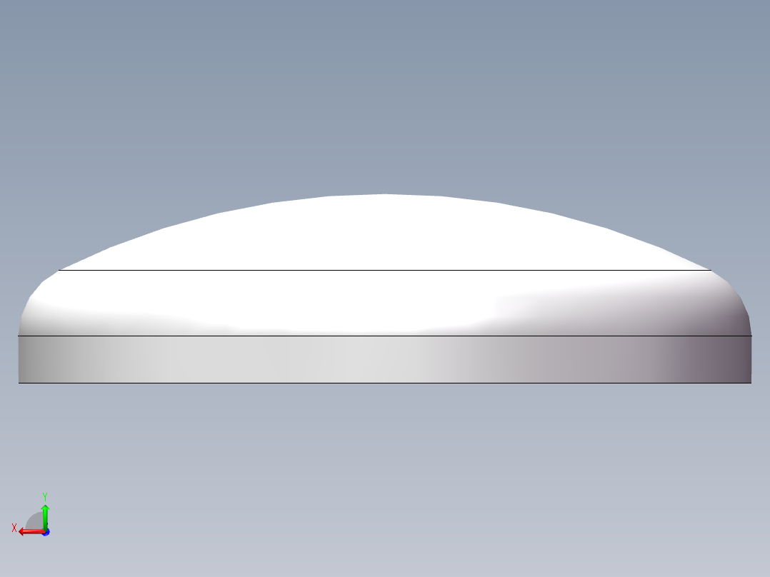THB碟形封头DN400后视图