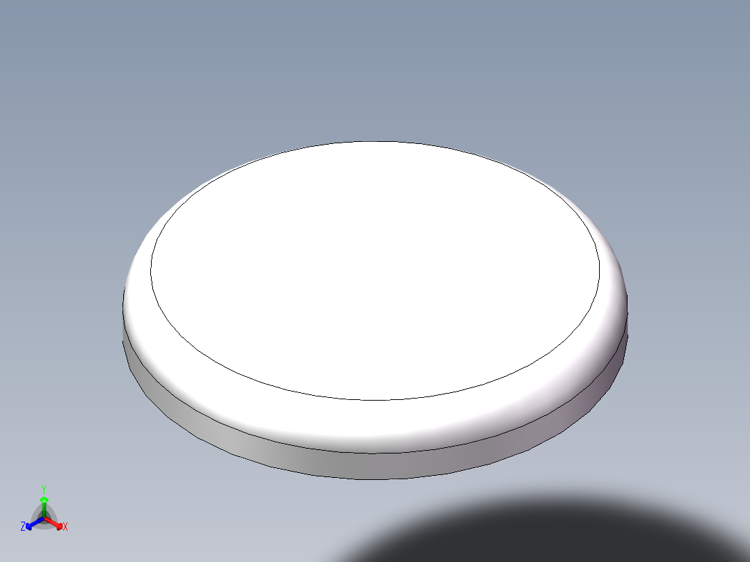 THB碟形封头DN400正等轴测图