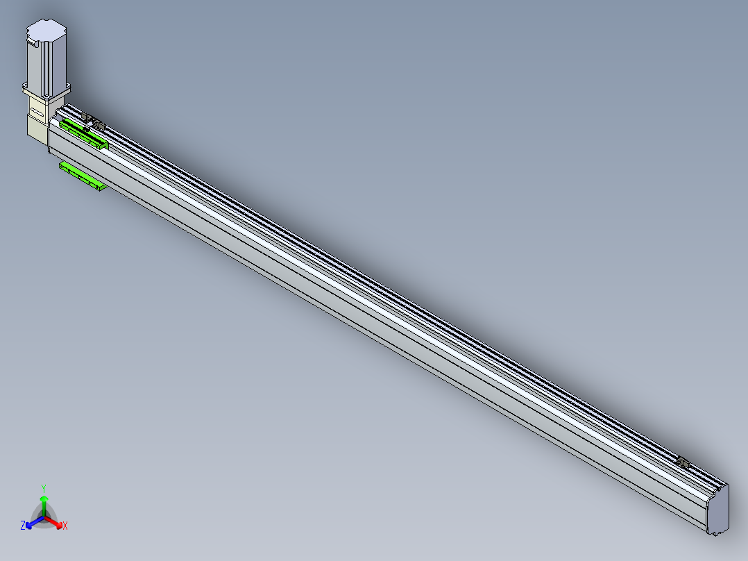 同步带滑台-半封闭B13-L90-S2000-R-Z86-D3