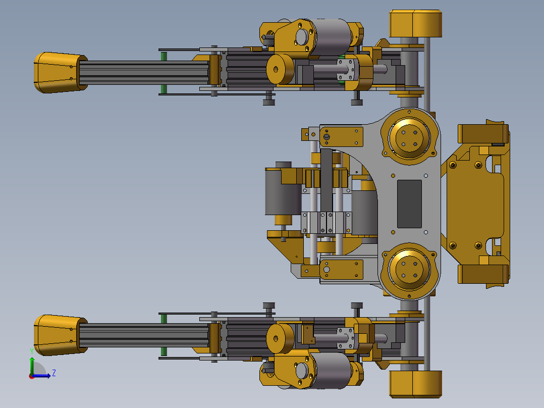 机器狗图纸左视图