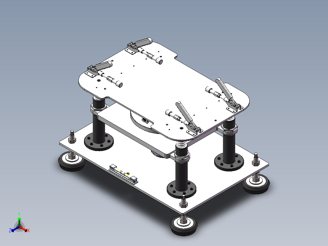 垂直振荡器sw18正等轴测图
