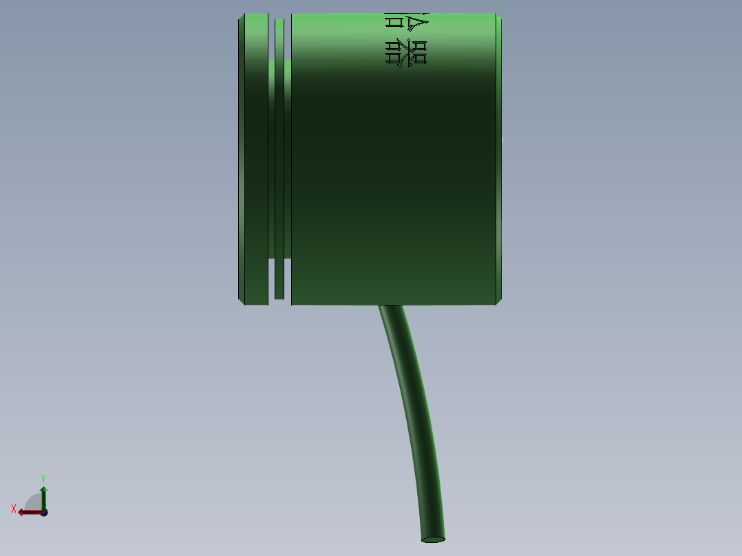 S19 电磁离合器后视图