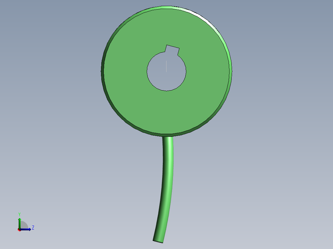 S19 电磁离合器左视图