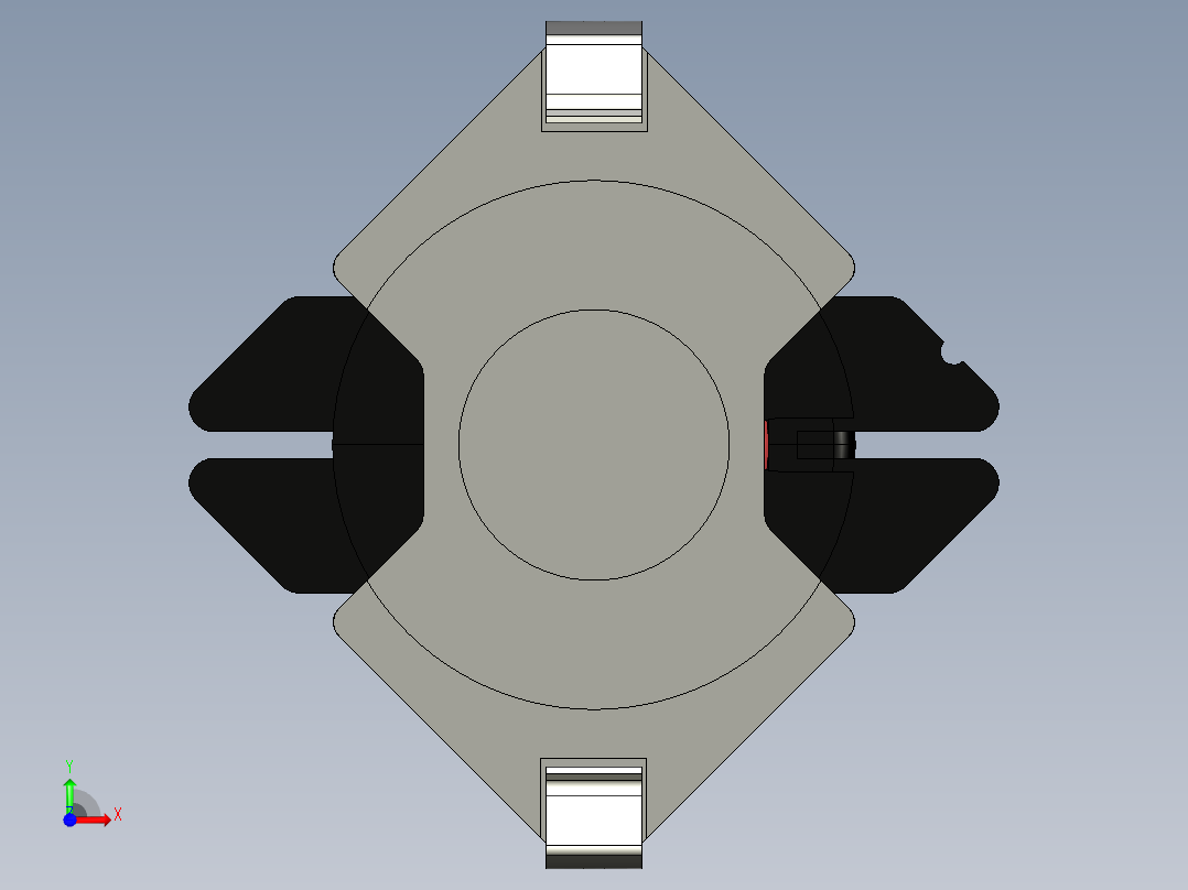 RM12核心和附件线圈架12针前视图