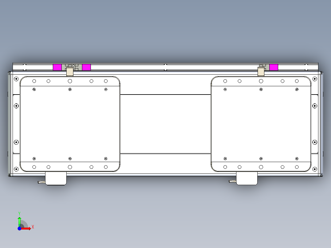 威洛博LC系列3d模型模组2LC22H2Y-S150前视图