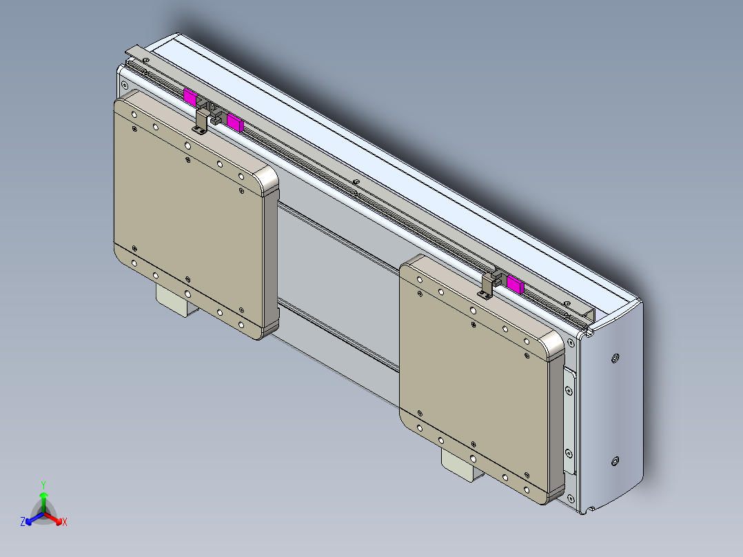 威洛博LC系列3d模型模组2LC22H2Y-S150正等轴测图