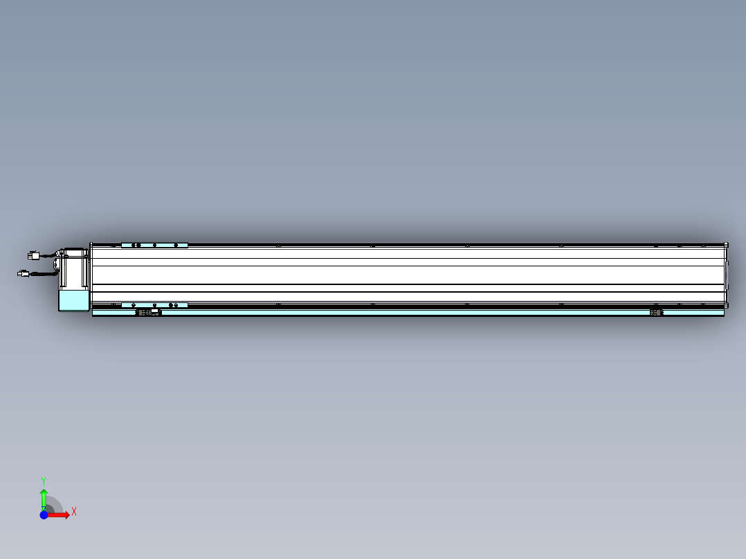 威洛博VBF同步带传动一般环境VBF14-L45-S1050-BLU-ZP40-C3前视图