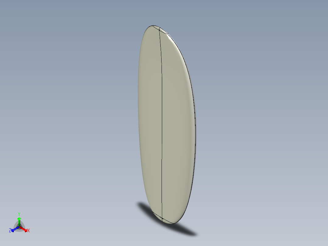 冲浪板2正等轴测图