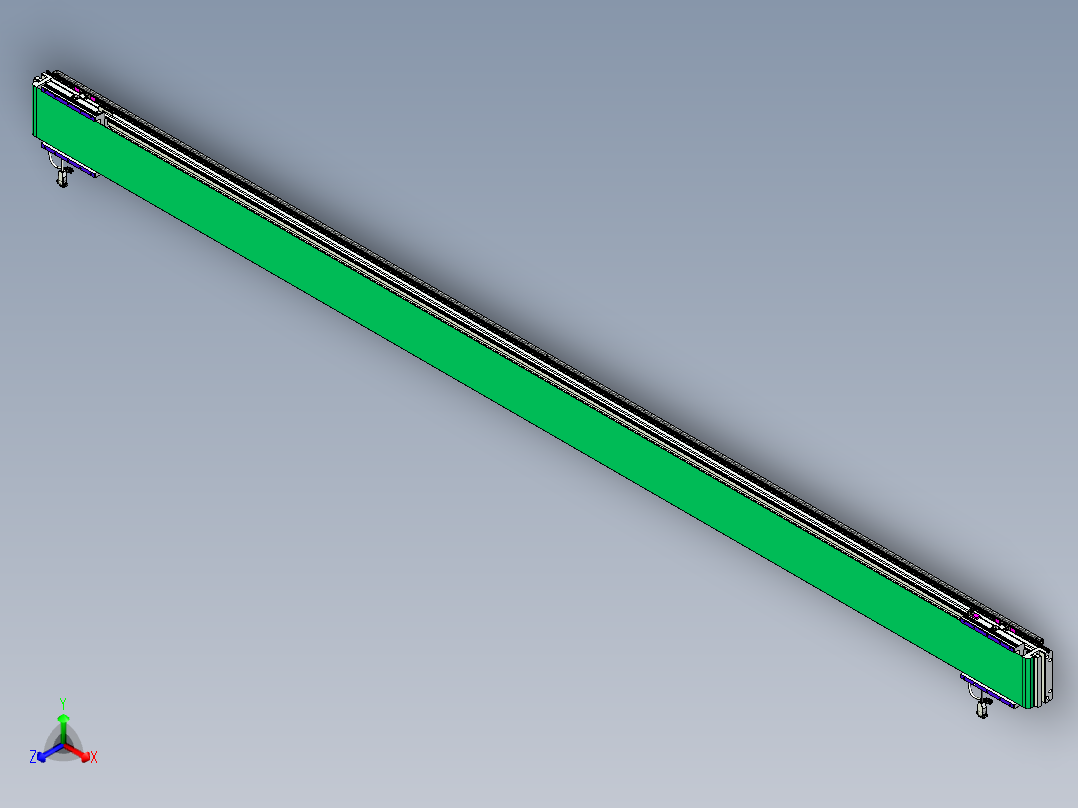 威洛博VL系列直线电机模组-2VL17E3-S3350正等轴测图
