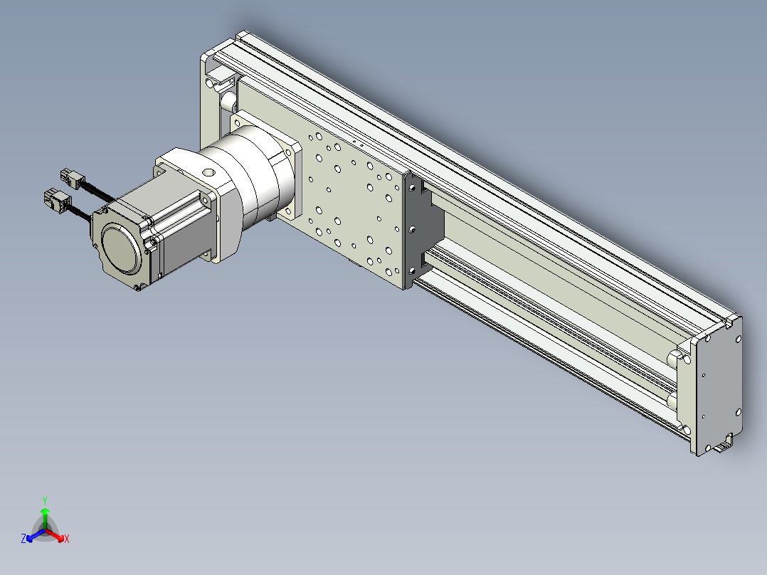 威洛博VG 系列模组VG14-L45π-S350-BC-ZP40B-C3-K正等轴测图