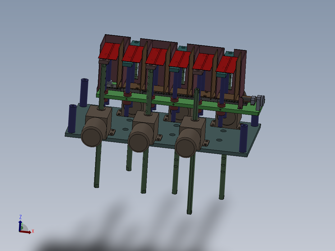 顶升送料组件（直线减速电机）