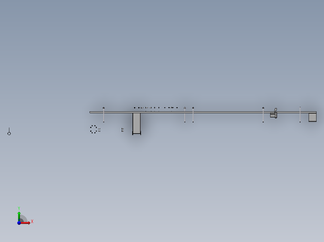 洒水车SolidWorks三维数据库前视图