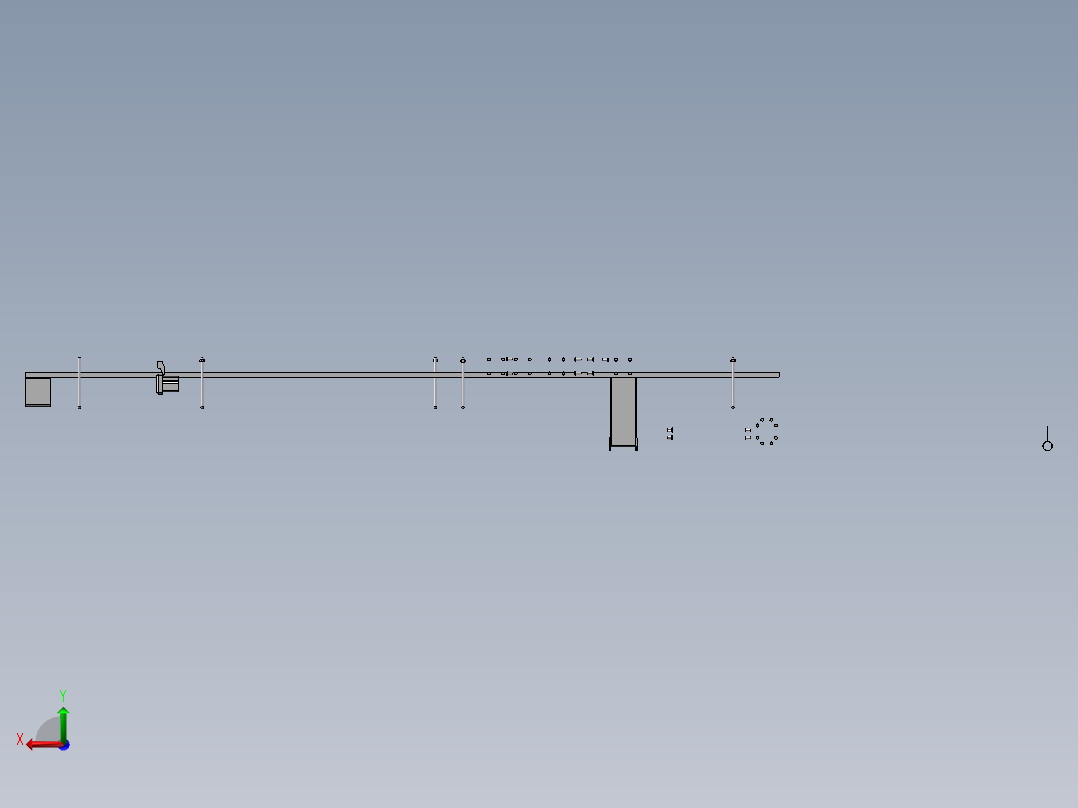 洒水车SolidWorks三维数据库后视图