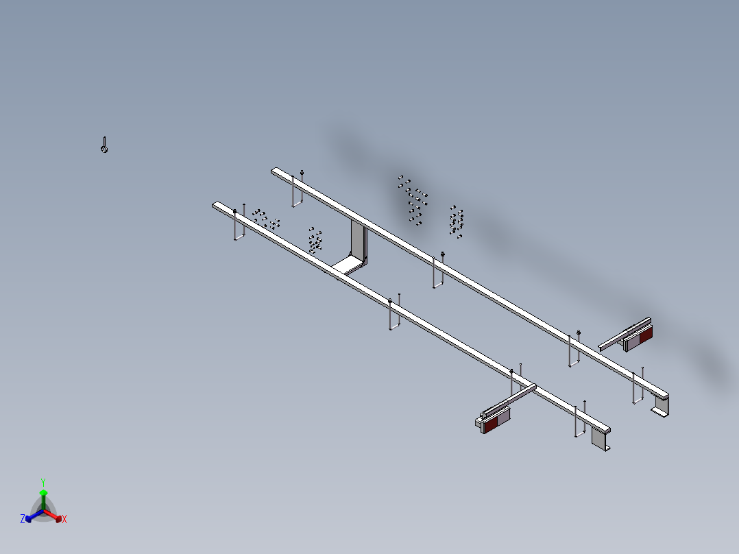 洒水车SolidWorks三维数据库正等轴测图