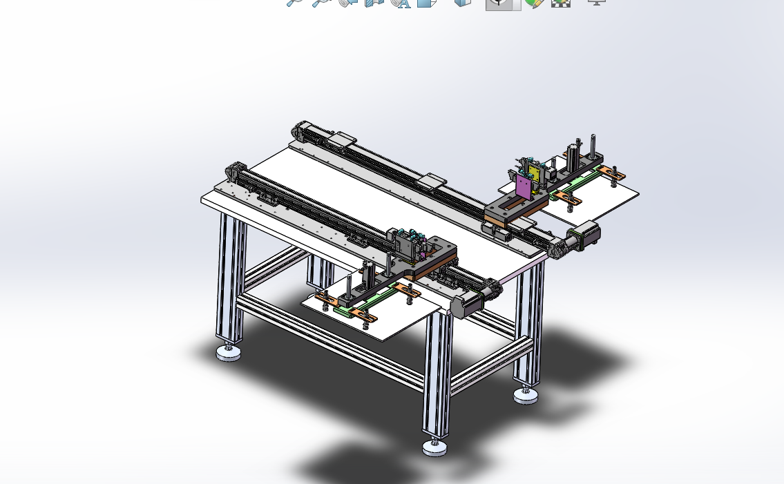 片状搬运机械手sw18可编辑