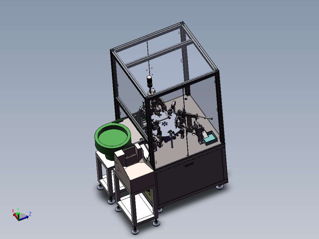 2023.02月-快拆螺丝扣环装配机（sw20可编辑+工程图）