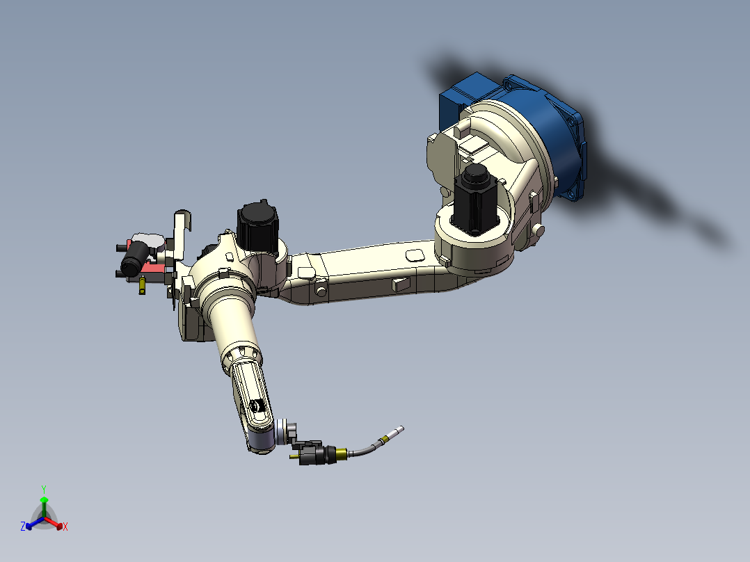 Robot OTC NV6L正等轴测图