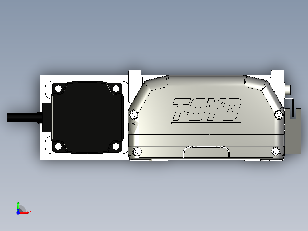 Toyo东佑达直线模组-ETH14-400-BL-200W前视图