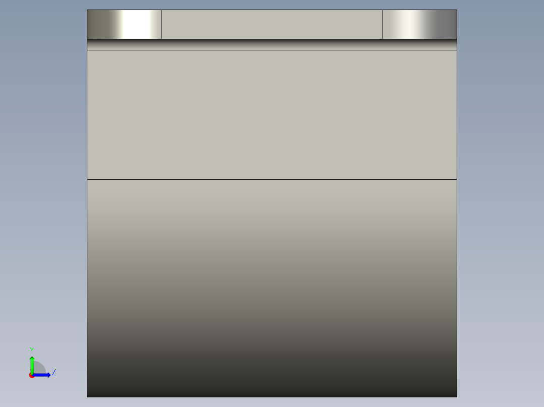 基恩士PS-201bracket_kc图纸模型左视图