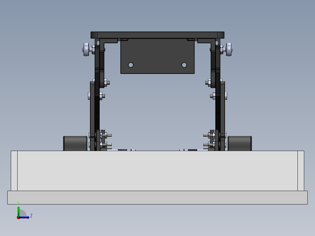 简单的火星车左视图