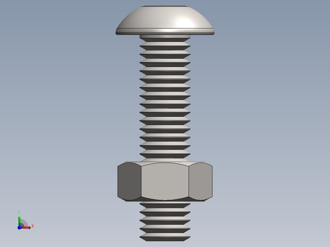 紧固件-M5 Stainless Round Head