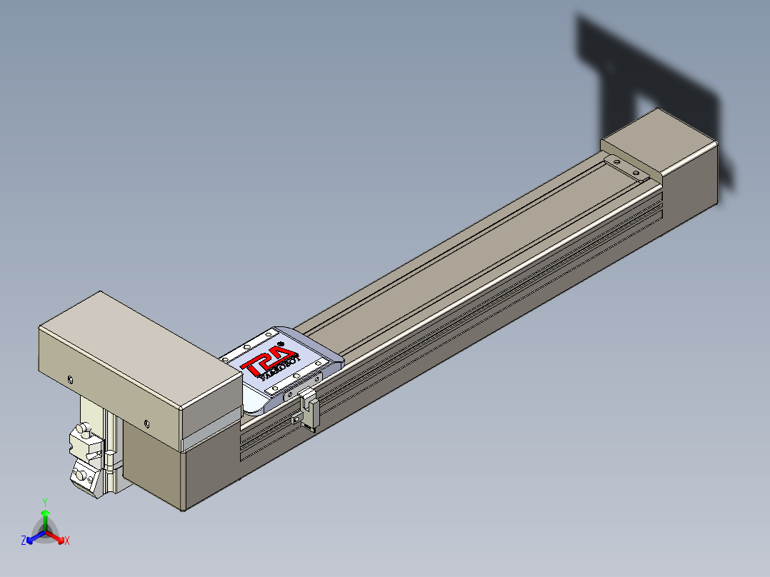 同步带全封闭直线模组TPA-HCB-65S-90-L300-ML-C-P10-N3正等轴测图