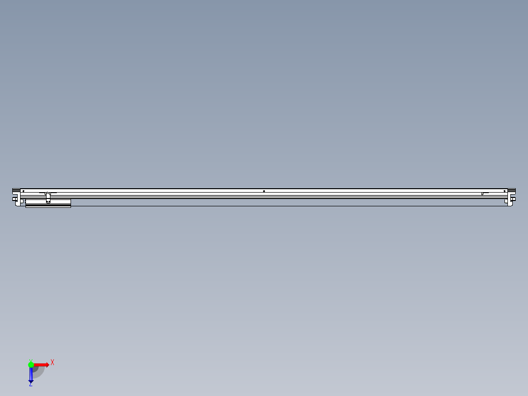 威洛博VL系列直线电机模组-VL17E3-S2000俯视图