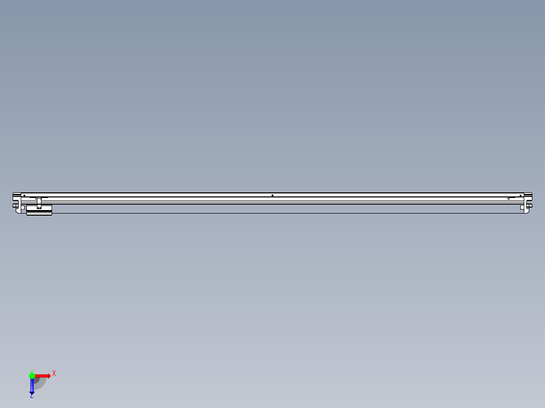 威洛博VL系列3d模型模组VL22H1Y-S2050俯视图