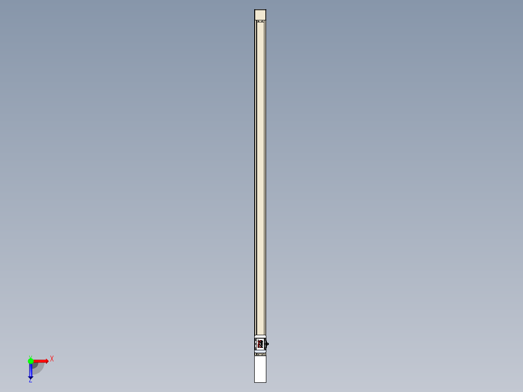 同步带全封闭直线模组TPA-HCB-65S-90-L1700-M-Y-P10-N3俯视图