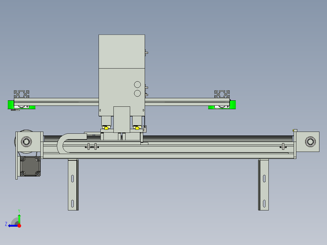F632 简易型机床冲压机械手右视图