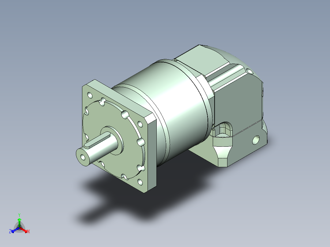 直齿ZPLF120-L3 14-73-98.43-M6.stp正等轴测图