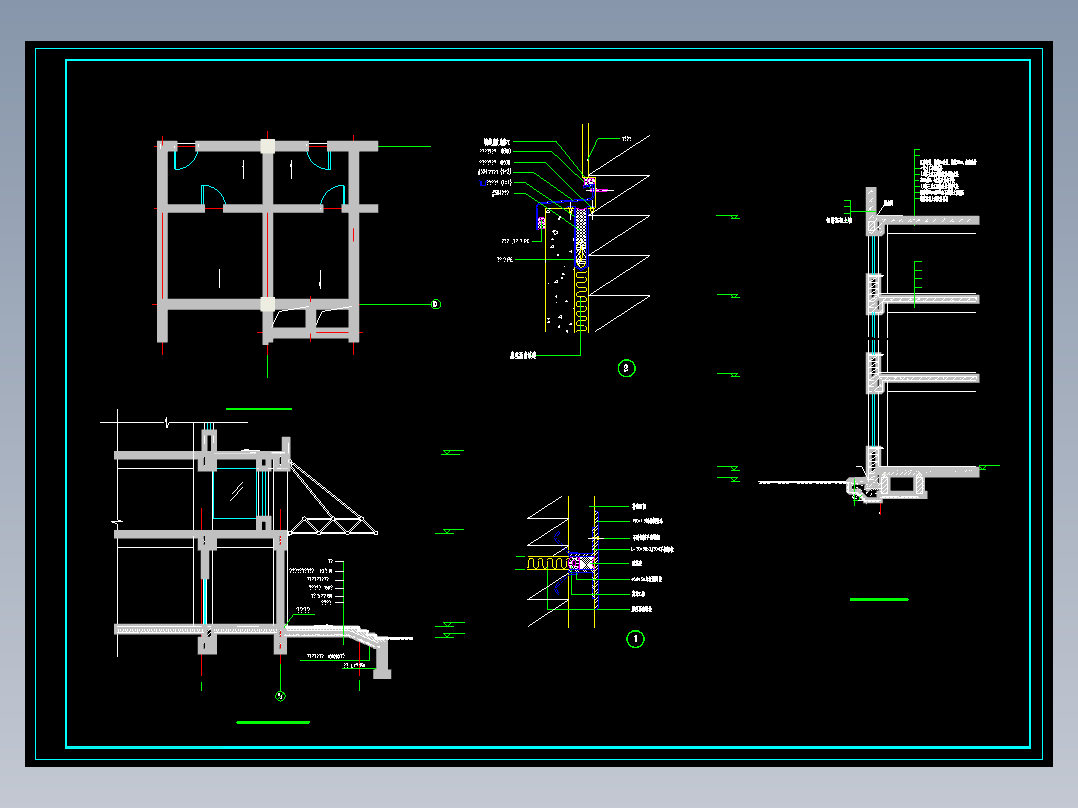 某10500㎡十层现代综合性办公楼建筑结构施工图