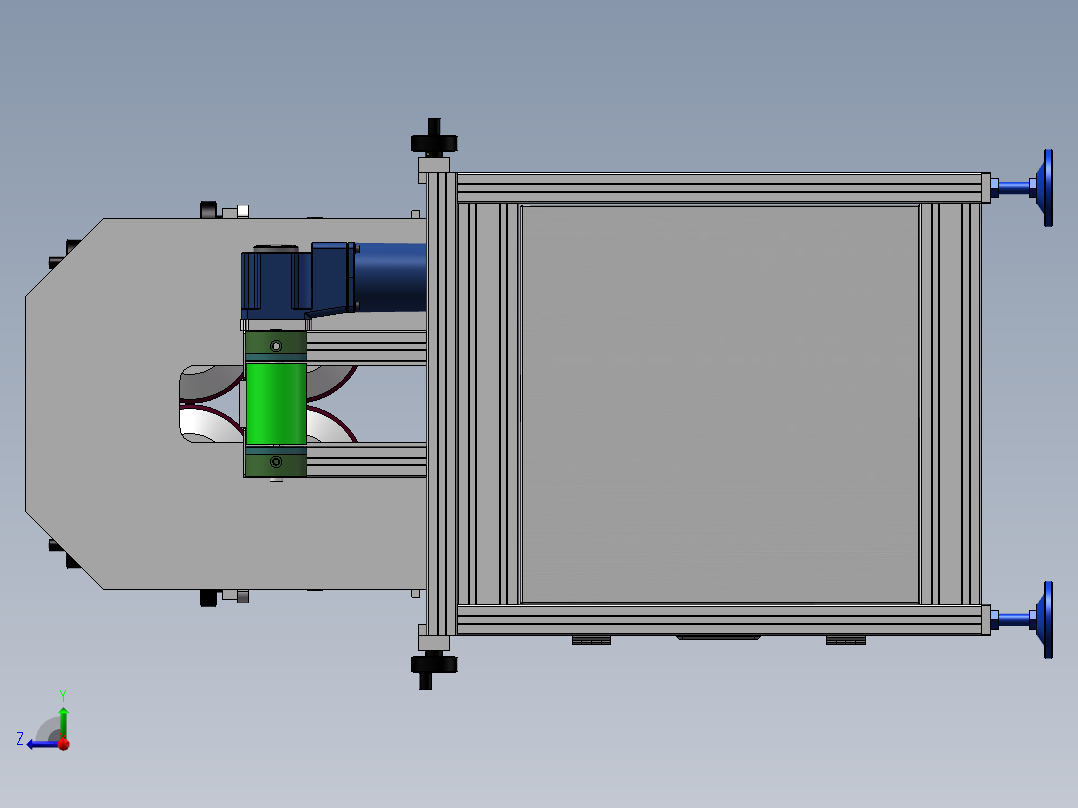 自动倒角机sw18可编辑右视图