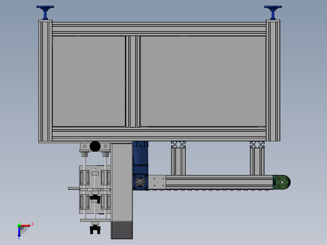 自动倒角机sw18可编辑俯视图