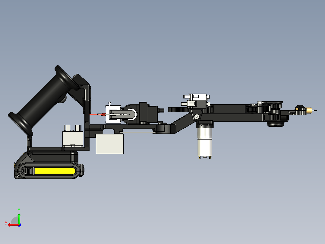 MVAC-MIP-B高压注入探头3D图纸 IGES格式后视图