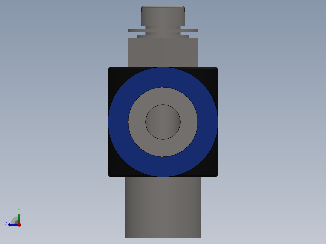 Ø12 x 1-4 - CONTROLE DE FLUXO 90° BANJO (C0K511228)右视图